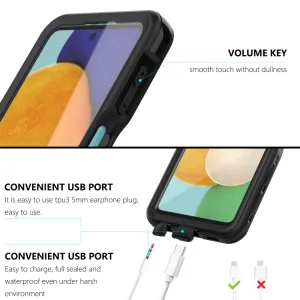 SOLID Obojstranný kryt pre Samsung Galaxy A23 / A23 5G čierny