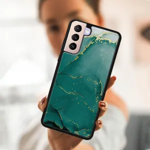 MY ART Ochranný kryt Samsung Galaxy S21 Plus 5G -GREEN MARBLE (145)