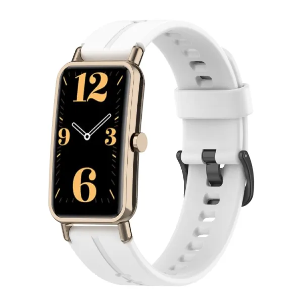 SILICONE Remienok pre Huawei Watch Fit mini biely