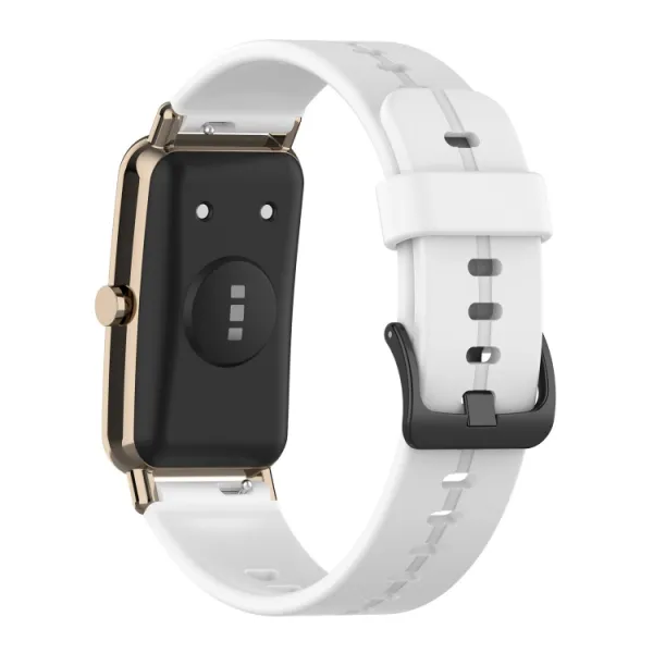 SILICONE Remienok pre Huawei Watch Fit mini biely