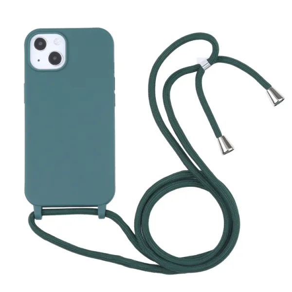 ROPE Kryt so šnúrkou Apple iPhone 14 Plus zelený