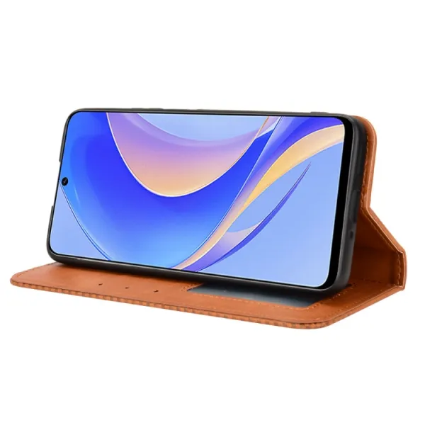 BUSINESS Peňaženkový kryt pre Huawei nova Y90 hnedý