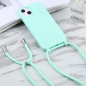 ROPE Kryt so šnúrkou Apple iPhone 14 mentolový