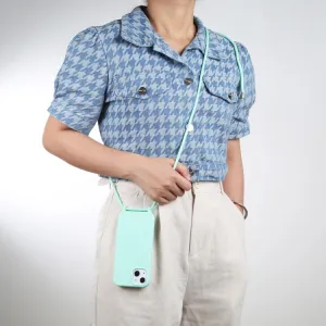 ROPE Kryt so šnúrkou Apple iPhone 14 mentolový