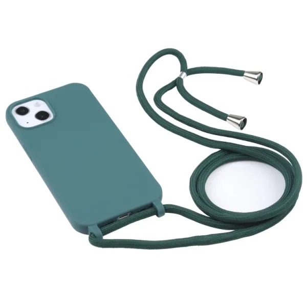 ROPE Kryt so šnúrkou Apple iPhone 14 Plus zelený