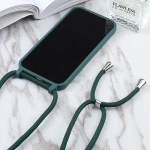 ROPE Kryt so šnúrkou Apple iPhone 14 Plus zelený