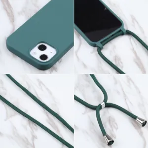 ROPE Kryt so šnúrkou Apple iPhone 14 Pro Max zelený
