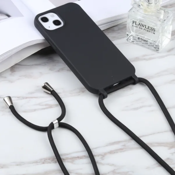 ROPE Kryt so šnúrkou Apple iPhone 14 Plus čierny