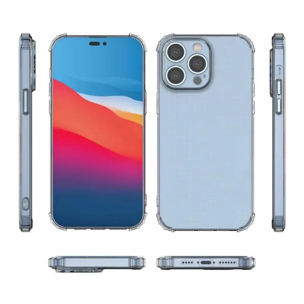 AIRBAG Odolný kryt Apple iPhone 14 Pro priehľadný