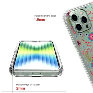DUAL ART Odolný kryt Apple iPhone 14 Pro Max FLOWERS