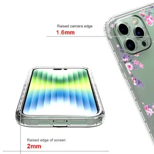 DUAL ART Odolný kryt Apple iPhone 14 Pro Max ROSES