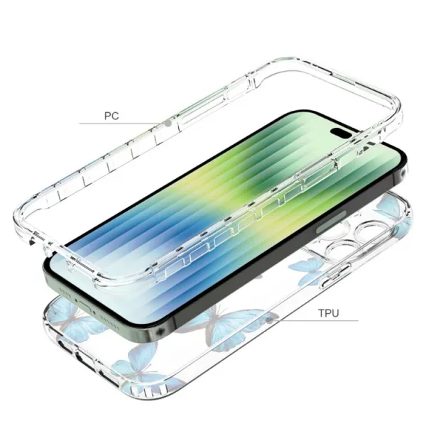 DUAL ART Odolný kryt Apple iPhone 14 Pro Max BUTTERFLY