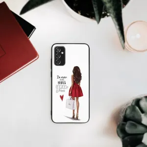 MY ART Ochranný kryt Samsung Galaxy M52 5G -RED DRESS (137)