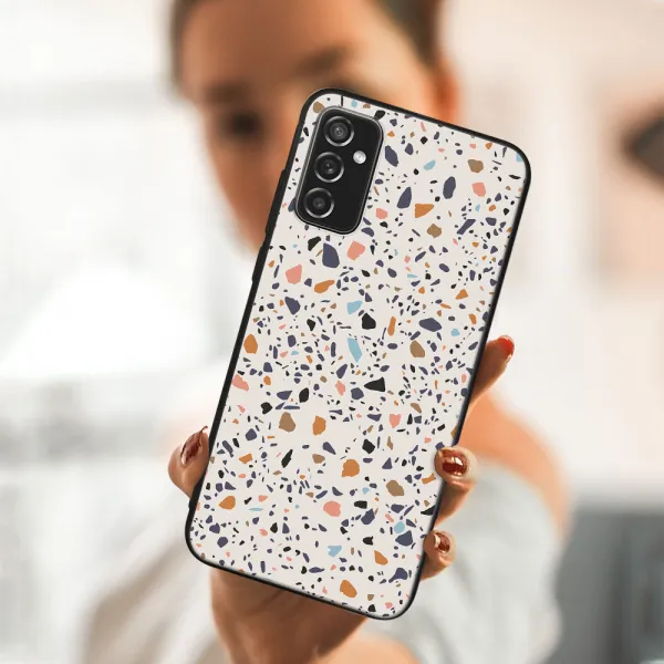 MY ART Ochranný kryt Samsung Galaxy M52 5G -BEIGE TERRAZZO (162)