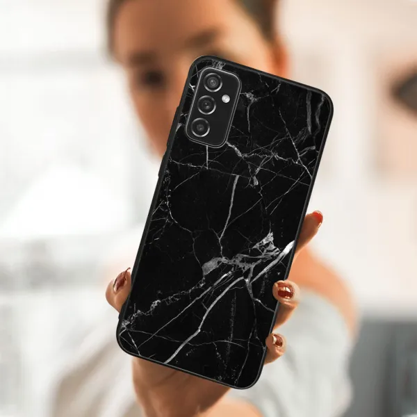 MY ART Ochranný kryt Samsung Galaxy M52 5G -BLACK MARBLE (142)