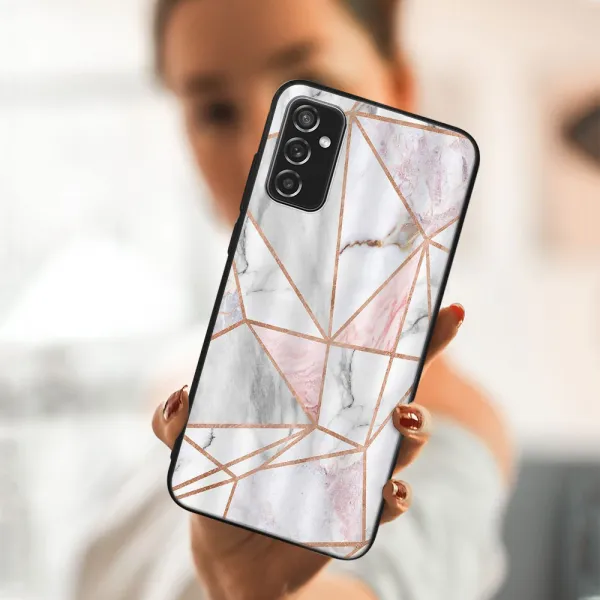 MY ART Ochranný kryt Samsung Galaxy M52 5G -PINK MARBLE (143)