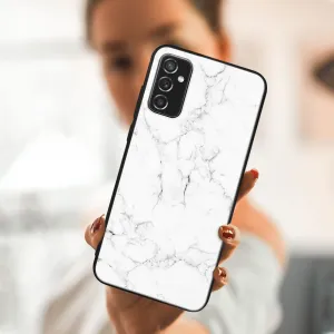 MY ART Ochranný kryt Samsung Galaxy M52 5G -WHITE MARBLE (144)