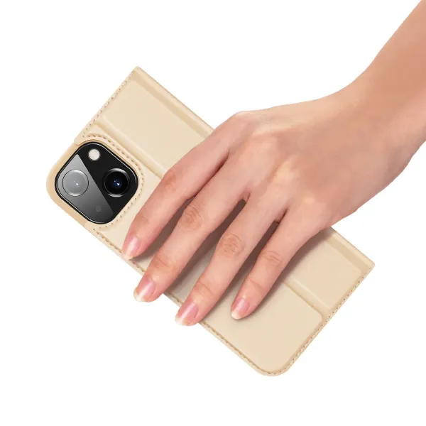 DUX Peňaženkový kryt Apple iPhone 14 zlatý