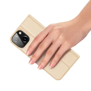 DUX Peňaženkový kryt Apple iPhone 14 zlatý