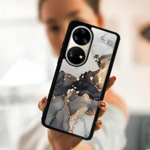 MY ART Ochranný kryt Huawei P50 Pro -GREY MARBLE (140)