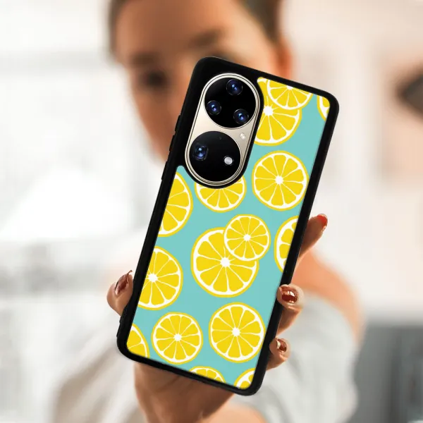 MY ART Ochranný kryt Huawei P50 Pro -LEMON (121)