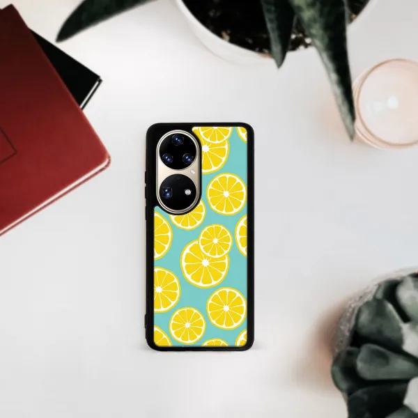 MY ART Ochranný kryt Huawei P50 Pro -LEMON (121)
