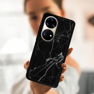 MY ART Ochranný kryt Huawei P50 Pro -BLACK MARBLE (142)
