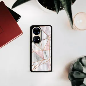 MY ART Ochranný kryt Huawei P50 Pro -PINK MARBLE (143)