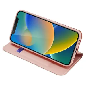 DUX Peňaženkový kryt Apple iPhone 14 Plus ružový