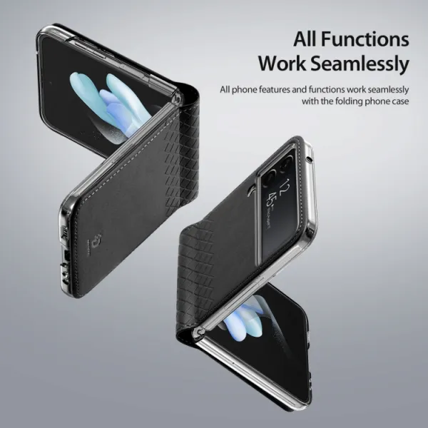 DUX BRIL Puzdro pre Samsung Galaxy Z Flip4 5G čierne