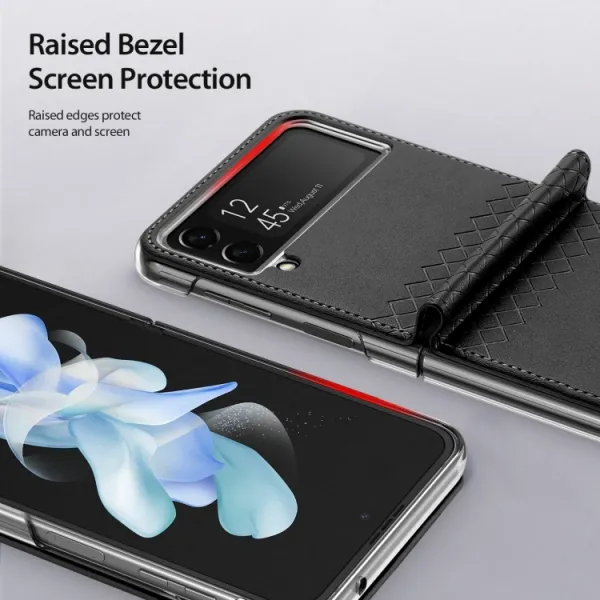 DUX BRIL Puzdro pre Samsung Galaxy Z Flip4 5G čierne