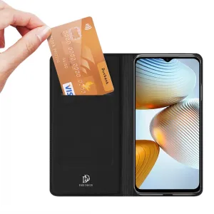 DUX Peňaženkový kryt Xiaomi Poco M4 5G čierny