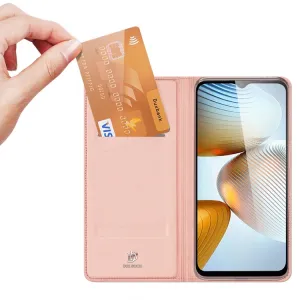 DUX Peňaženkový kryt Xiaomi Poco M4 5G ružový