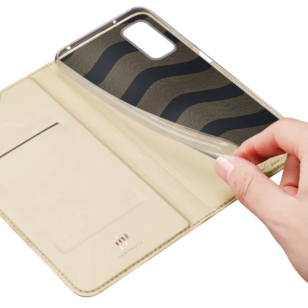 DUX Peňaženkový kryt Xiaomi Poco M4 5G zlatý