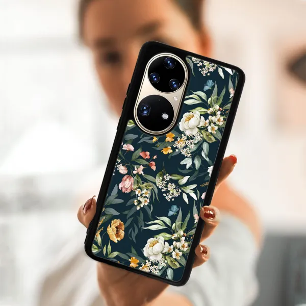 MY ART Ochranný kryt Huawei P50 Pro -FLORAL (158)