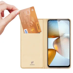 DUX Peňaženkový kryt Xiaomi Poco M4 5G zlatý