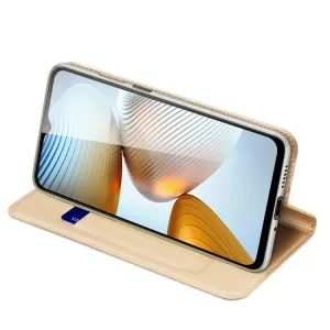 DUX Peňaženkový kryt Xiaomi Poco M4 5G zlatý