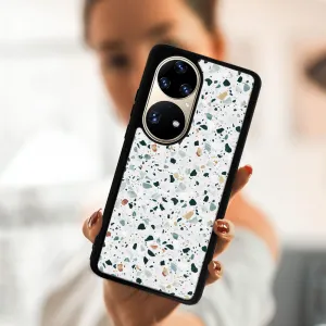 MY ART Ochranný kryt Huawei P50 Pro -GREY TERRAZZO (163)
