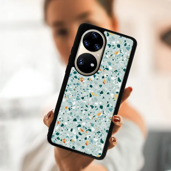 MY ART Ochranný kryt Huawei P50 Pro -BLUE TERRAZZO (164)