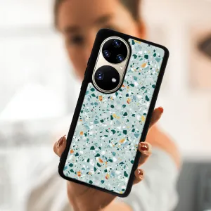 MY ART Ochranný kryt Huawei P50 Pro -BLUE TERRAZZO (164)