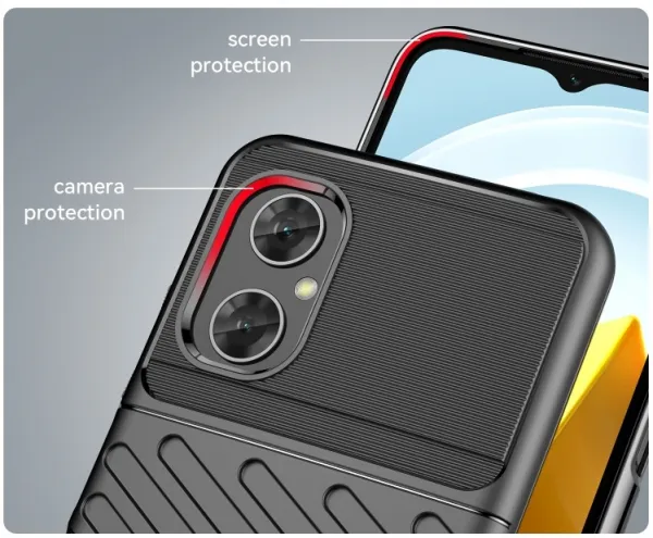 THUNDER Ochranný kryt Xiaomi Poco M5 čierny