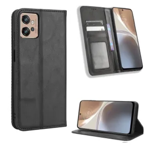 BUSINESS Peňaženkový kryt pre Motorola Moto G32 čierny