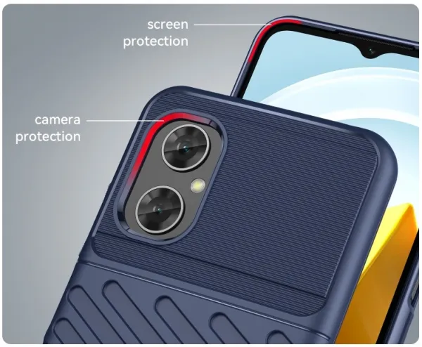 THUNDER Ochranný kryt Xiaomi Poco M5 modrý