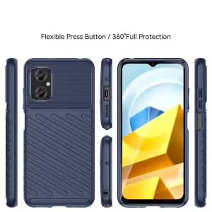 THUNDER Ochranný kryt Xiaomi Poco M5 modrý