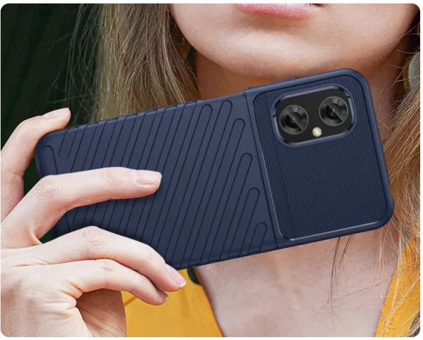 THUNDER Ochranný kryt Xiaomi Poco M5 modrý