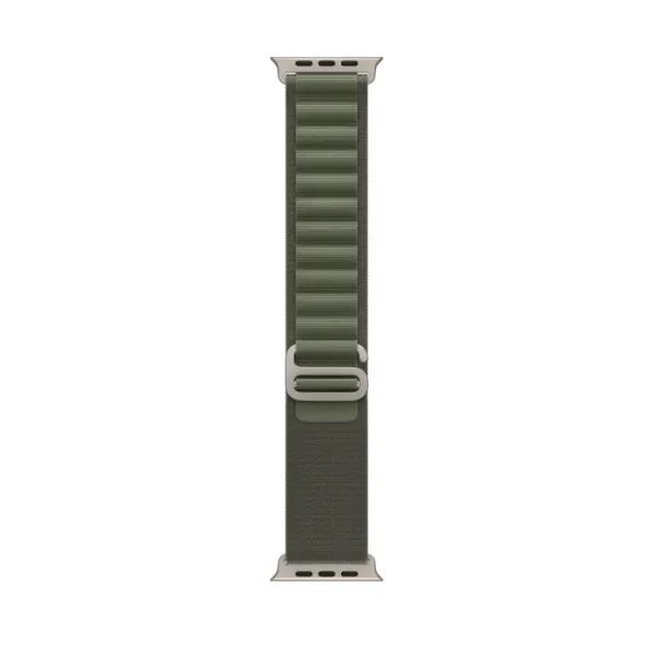 NYLON Vymeniteľný remienok pre Apple Watch Ultra 1 / 2 / 3 (49mm) / 9 / 8 / 7 (45mm) zelený