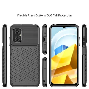 THUNDER Ochranný kryt Xiaomi Poco M4 5G čierny
