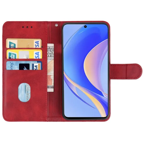 SMOOTH Peňaženkové puzdro pre Huawei nova Y90 červené
