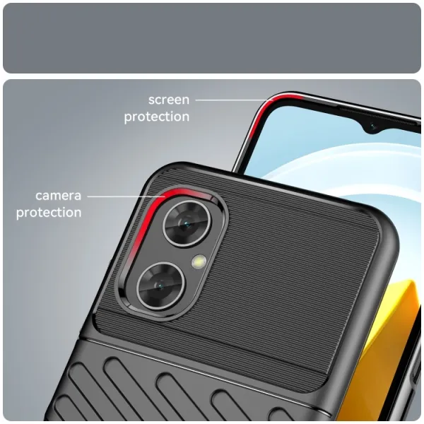 THUNDER Ochranný kryt Xiaomi Poco M4 5G čierny