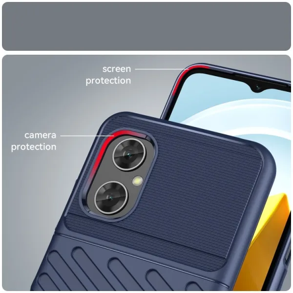 THUNDER Ochranný kryt Xiaomi Poco M4 5G modrý